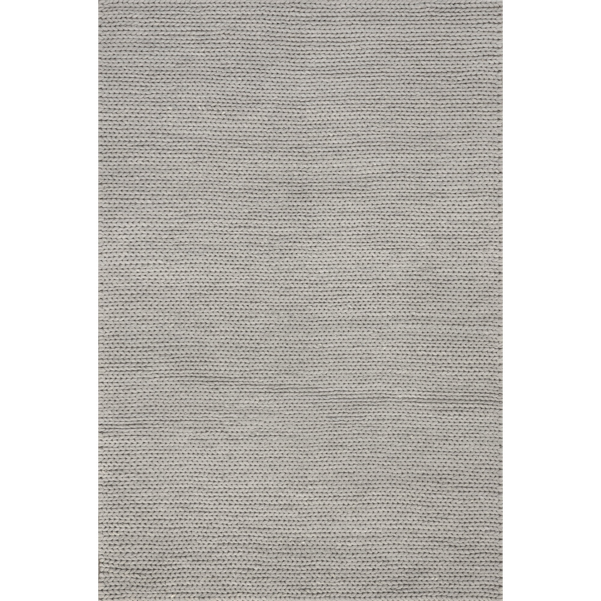 nuLOOM Penelope Braided Wool Area Rug, 8' 6" x 11' 6", Penelope Light Grey