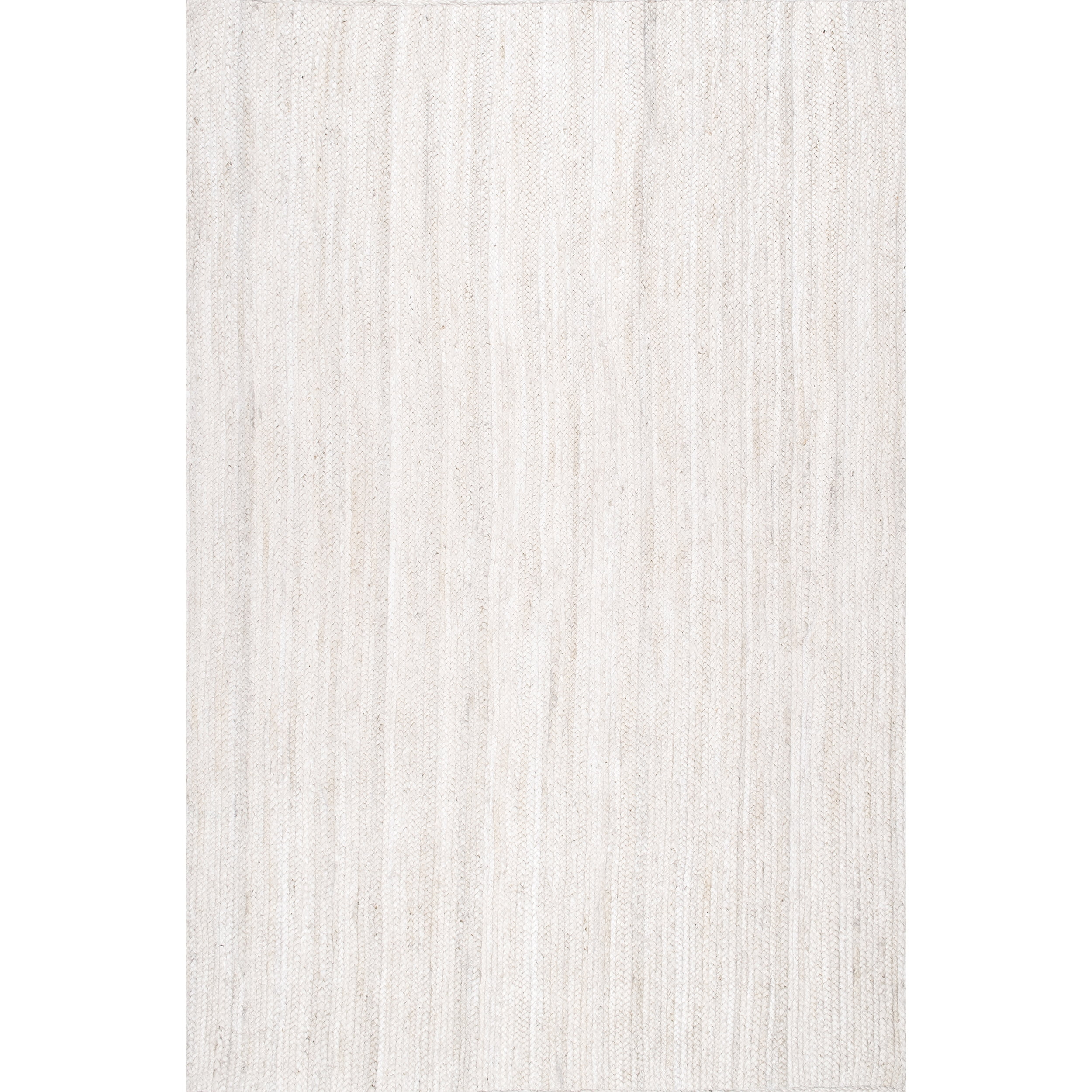 nuLOOM Rigo Hand Woven Farmhouse Jute Area Rug, 2' 3" x 4', Off-white