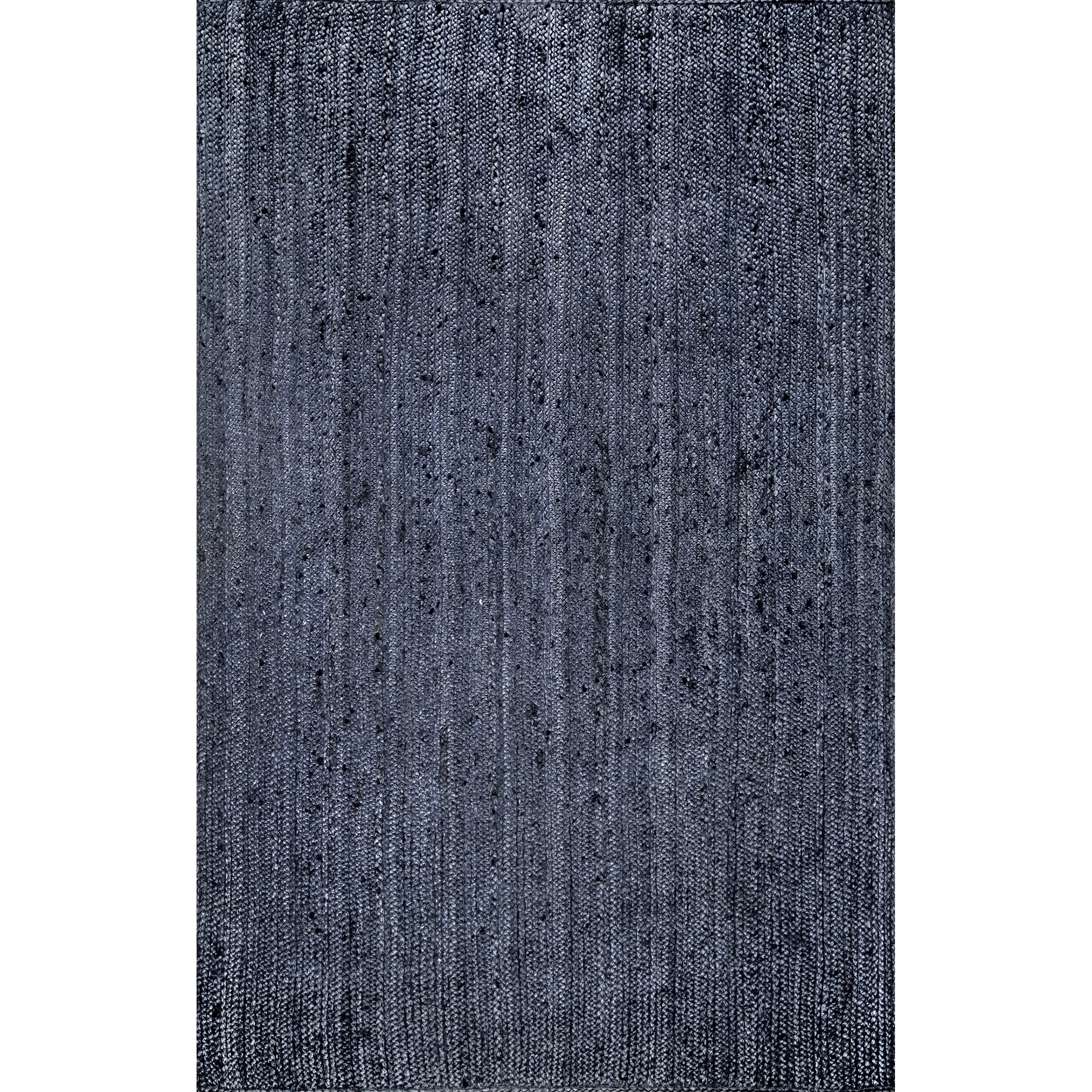 nuLOOM Rigo Hand Woven Farmhouse Jute Area Rug, 2' x 3', Navy