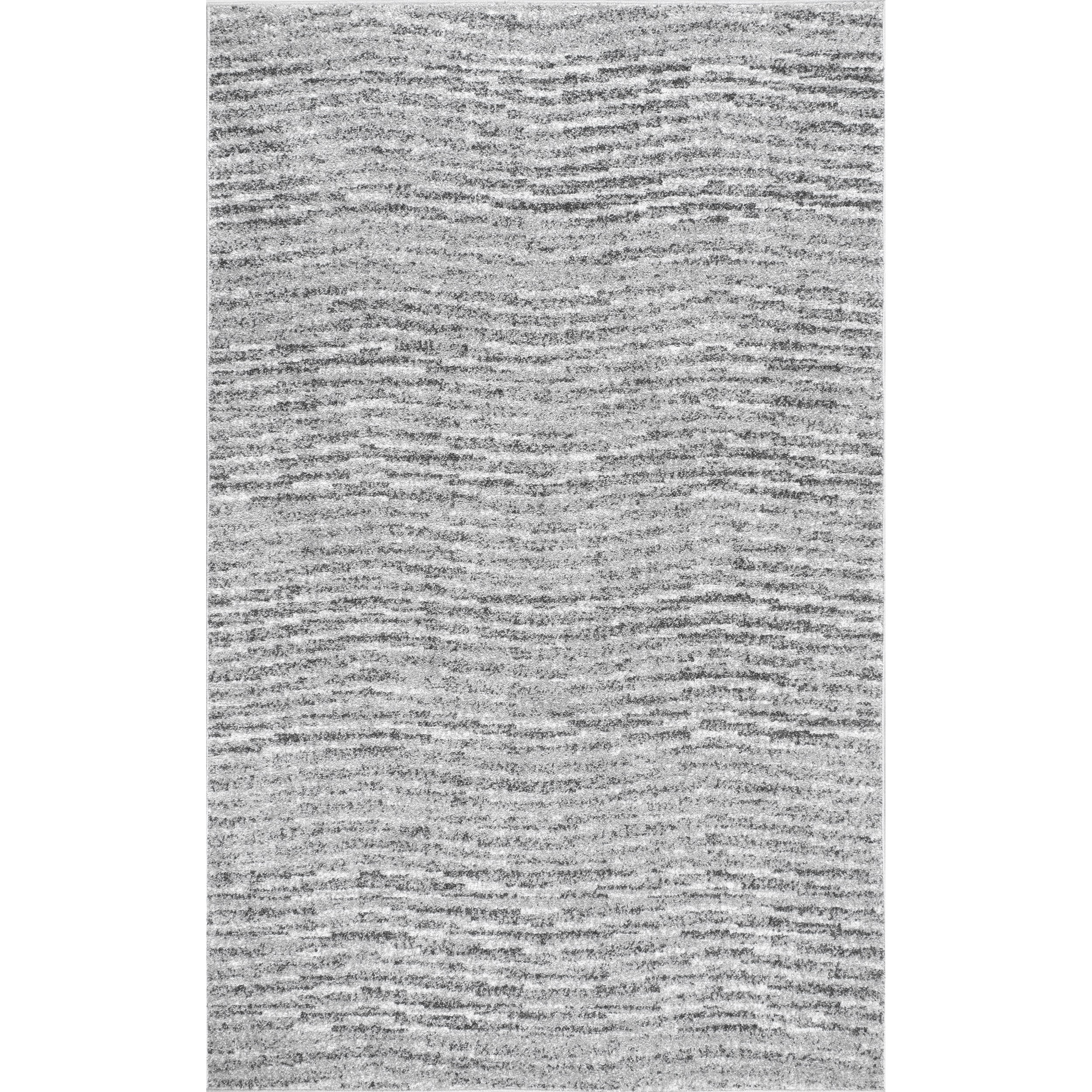 nuLOOM Ripple Contemporary Sherill Area Rug, 5', Grey
