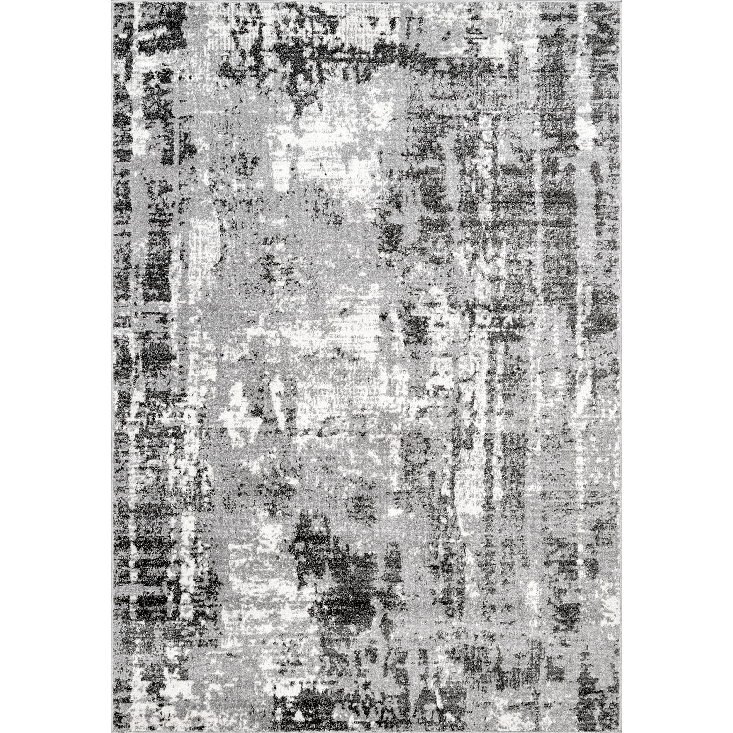 nuLOOM Rosalind Abstract Contemporary Accent Rug, 3' x 5', Gray