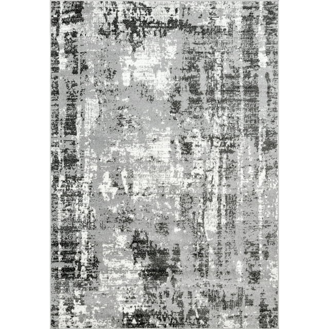 nuLOOM Rosalind Abstract Contemporary Accent Rug, 3' x 5', Gray