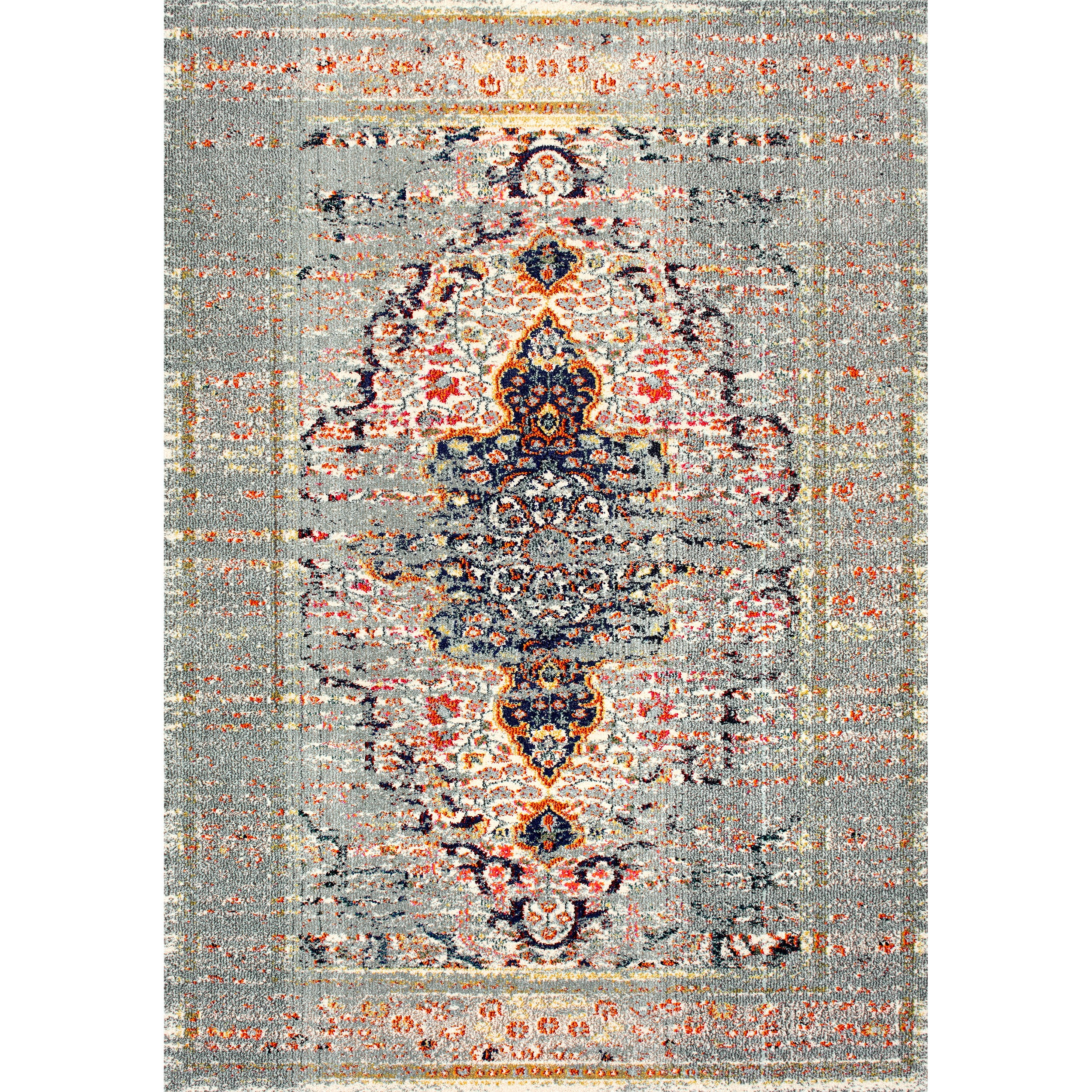 nuLOOM Sarita Distressed Persian Area Rug, 12' x 15', Gray