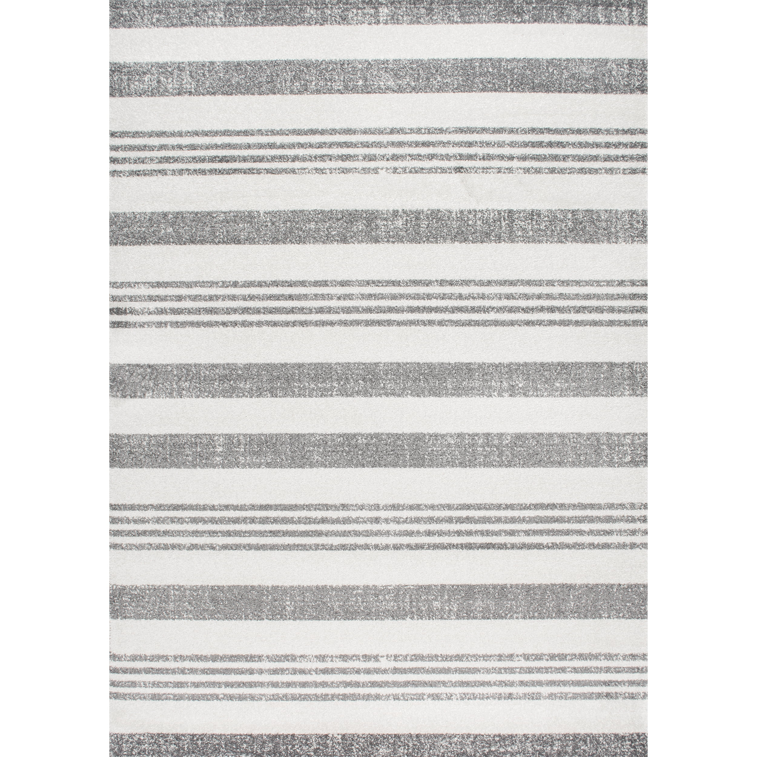 5'x8' Solid Loomed Area Rug Beige/Gray - nuLOOM: Contemporary Flat Pile, Stain-Resistant, Indoor Use, Polypropylene
