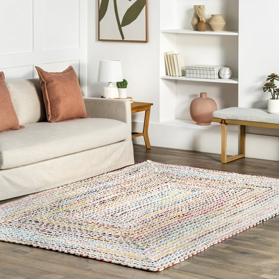 nuLOOM Tammara Hand Braided Area Rug, 5' x 8', Ivory
