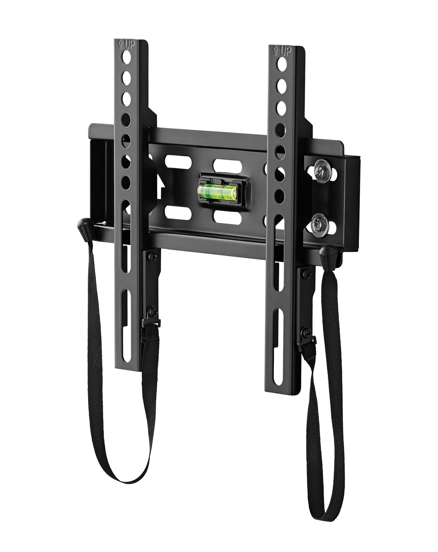 onn Fixed Wall Mount for 19" to 42" TVs, UL Listed, Holds up to 35 lbs, Black