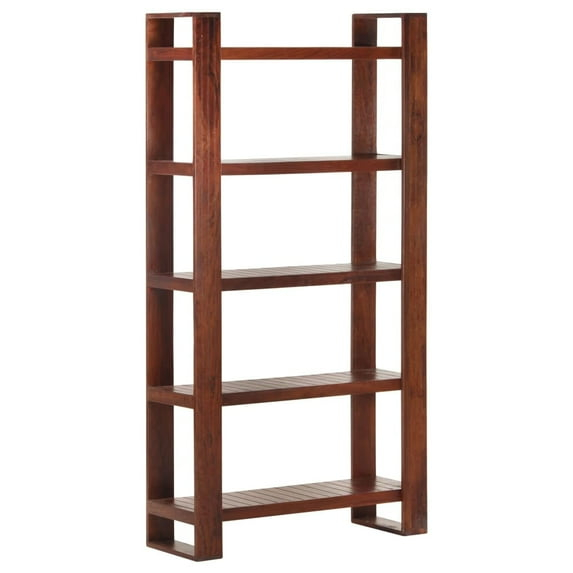 vidaXL Bookshelf Book Cabinet Wall Bookcase Standing Shelves Solid Wood Acacia