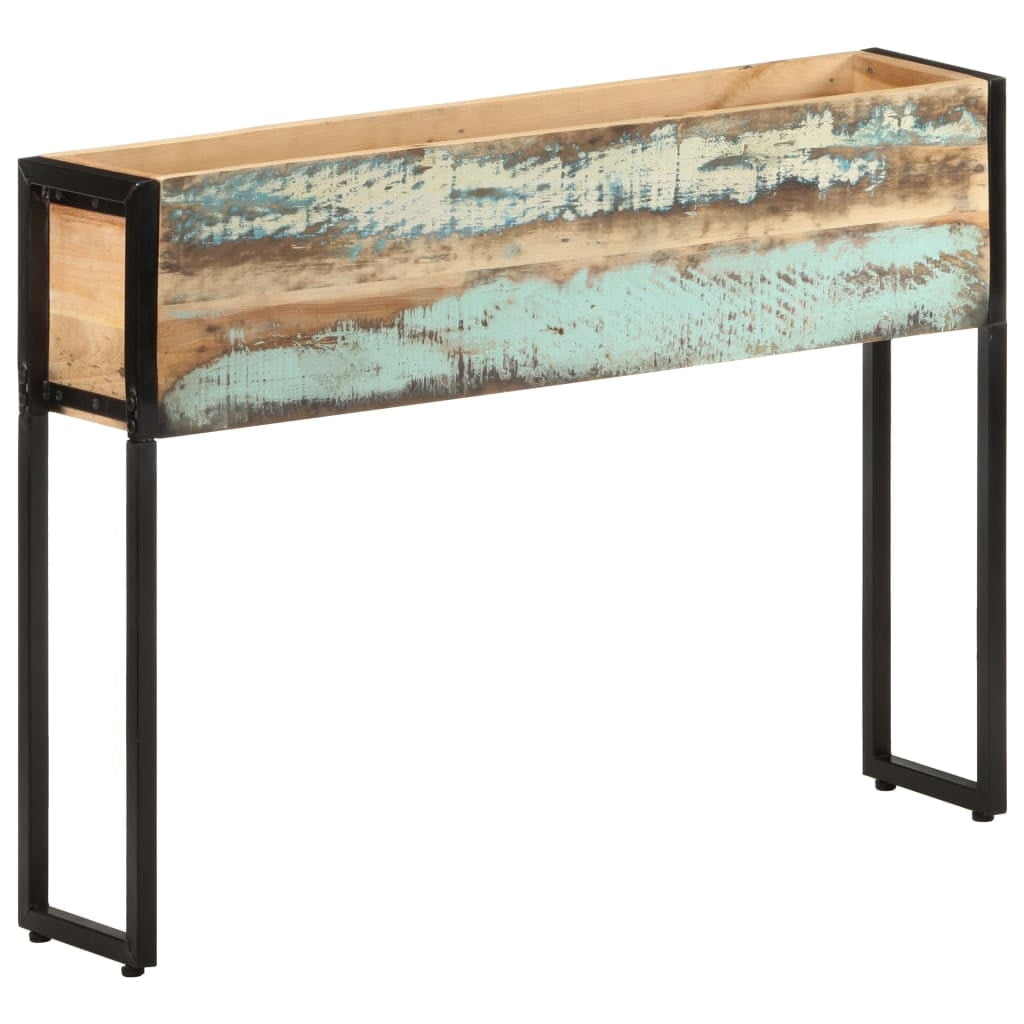 vidaXL Planter 35.4"x7.9"x26.8" Solid Reclaimed Wood