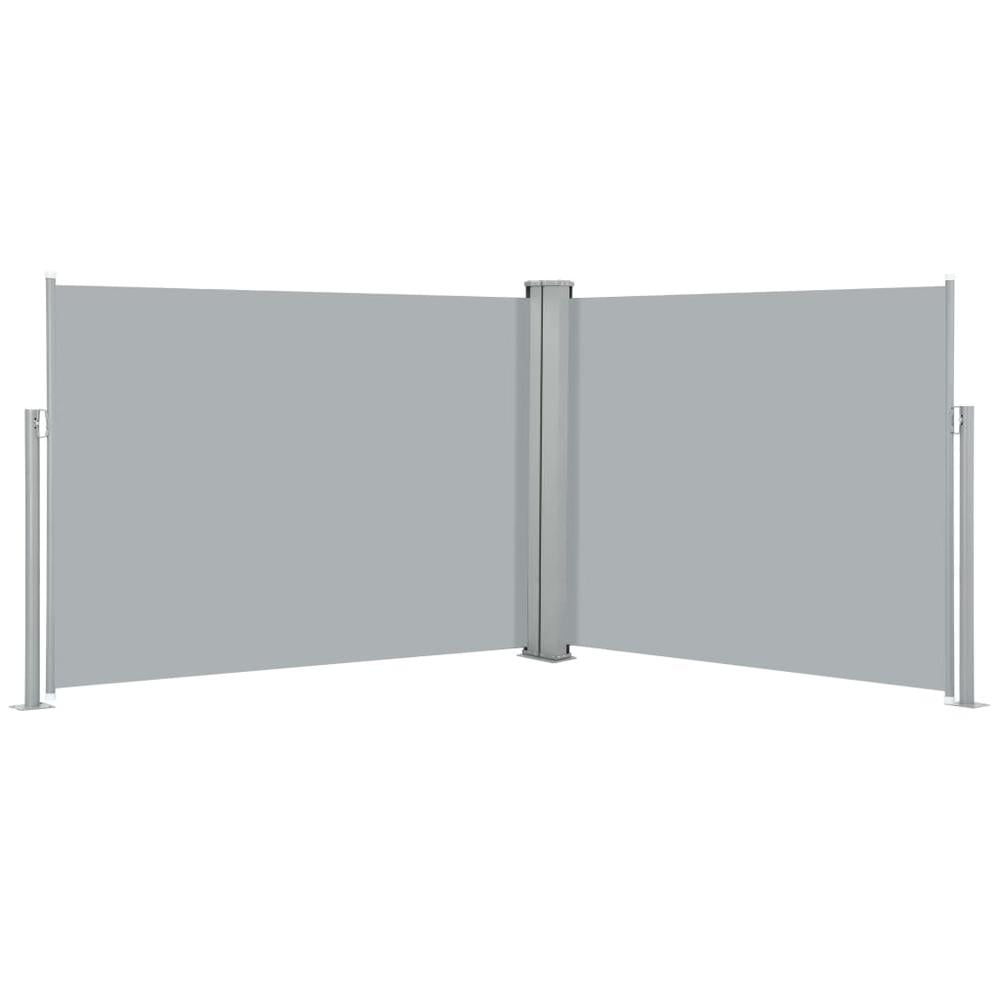 vidaXL Retractable Side Awning Anthracite 55.1"x393.7" 8486