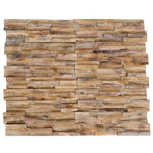 vidaXL Wall Cladding Panels Wall Covering Panels Wood Planks Solid Teak Wood
