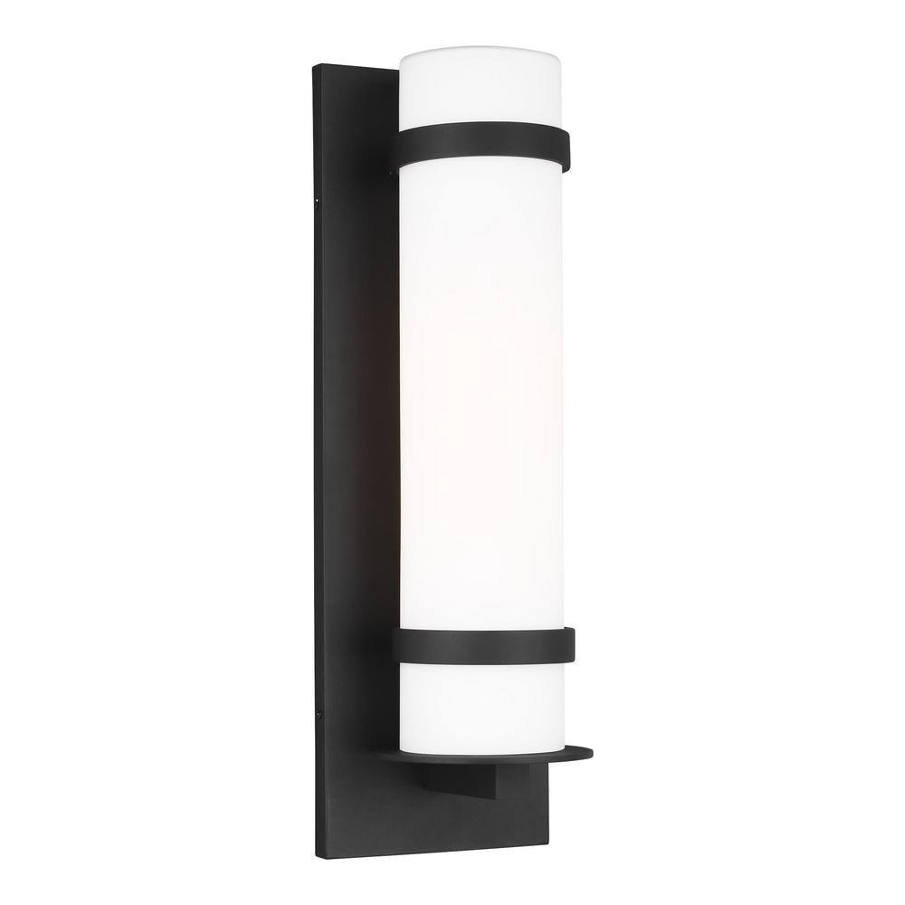 Generation Lighting Alban 1 -Light 24.63-in H Brown Plug-in/Hardwired Outdoor Wall Light