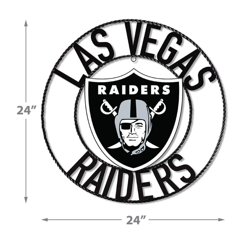 Imperial Las Vegas Raiders 24'' Wrought Iron Wall Art
