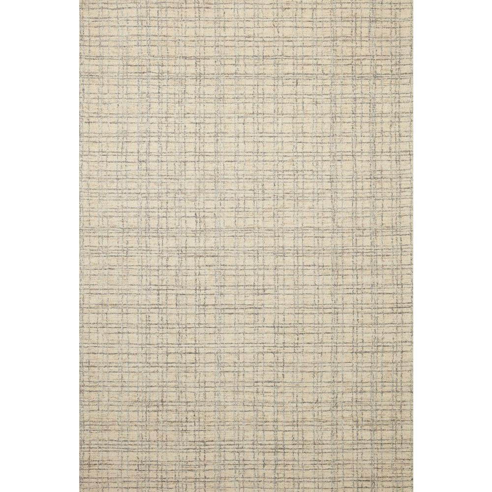 Chris Loves Julia x Loloi Polly Checkered Antique/Mist Area Rug
