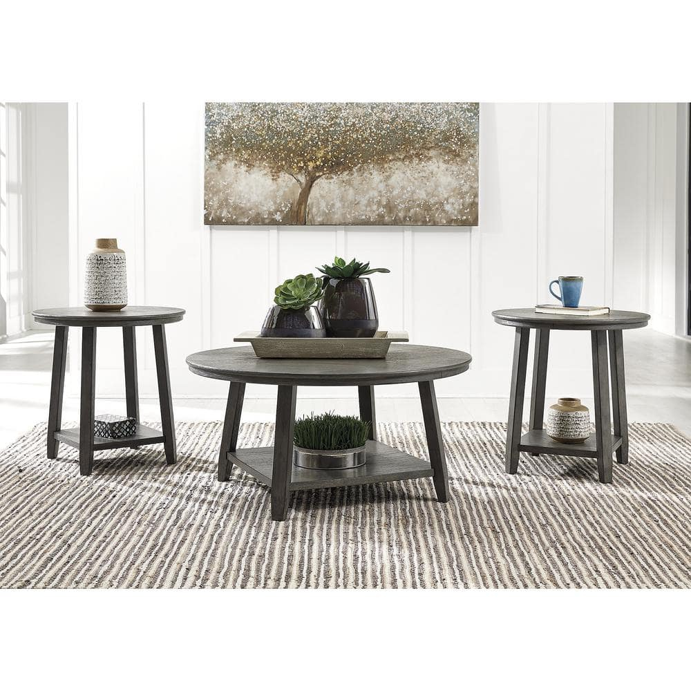 Signature Design by Ashley Contemporary Caitbrook Table (Set of 3)  Gray