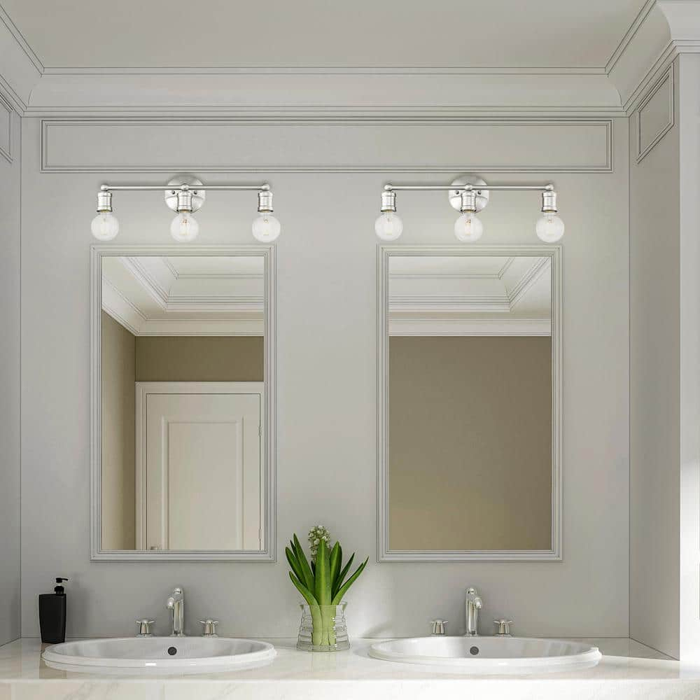Livex Lighting Lansdale 3 - Light Vanity in  Brushed Nickel