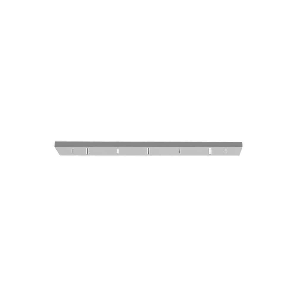 36 in. 3-Light Chrome Linear Multi-Port Canopy