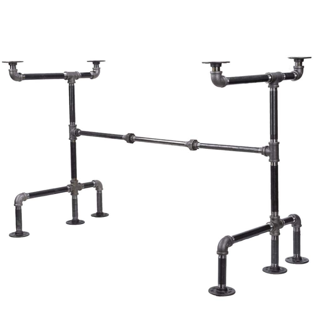 Pipe Décor "M" Design Desk Kit Industrial Steel Pipe