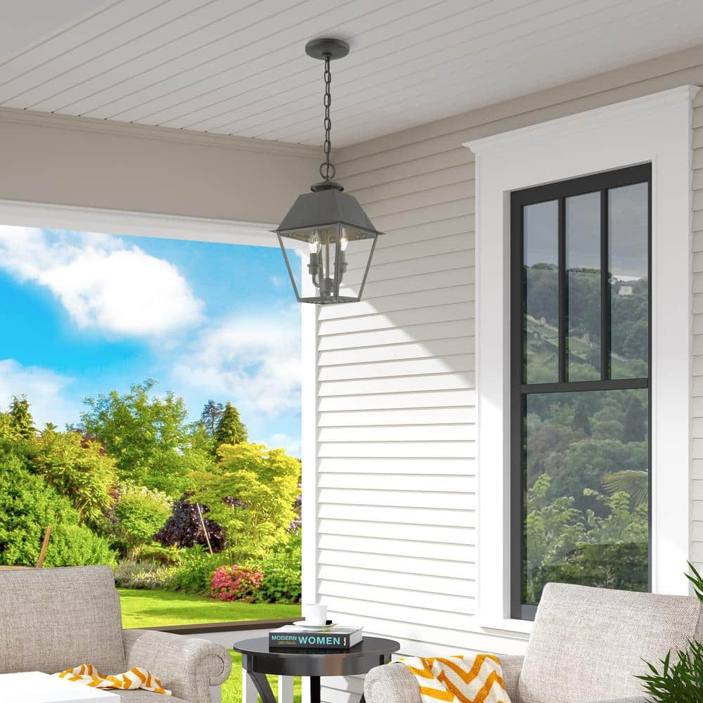Livex Lighting Wentworth 2 - Light Pendant in  Charcoal