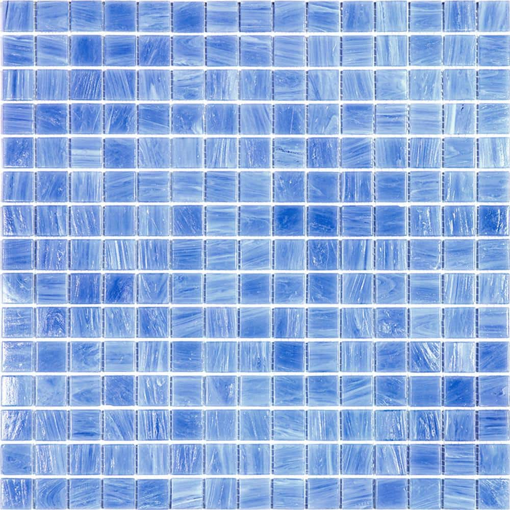 Celestial 0.8" x 0.8" Glass Grid Mosaic Wall & Floor Tile