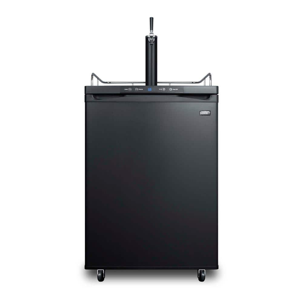 Black Stainless Steel Commercial Beer Dispenser with Single Tap