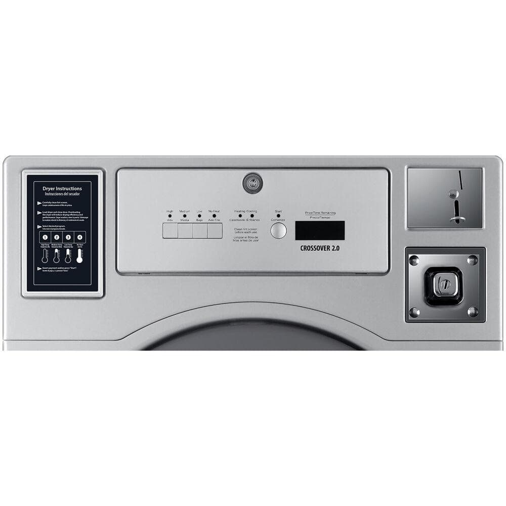 Crossover Crossover 2.0 by Wascomat Commercial Stack 3.5-CF Front-Load Washer and 7-CF Electric Dryer for Coin/Card Operated Laundry