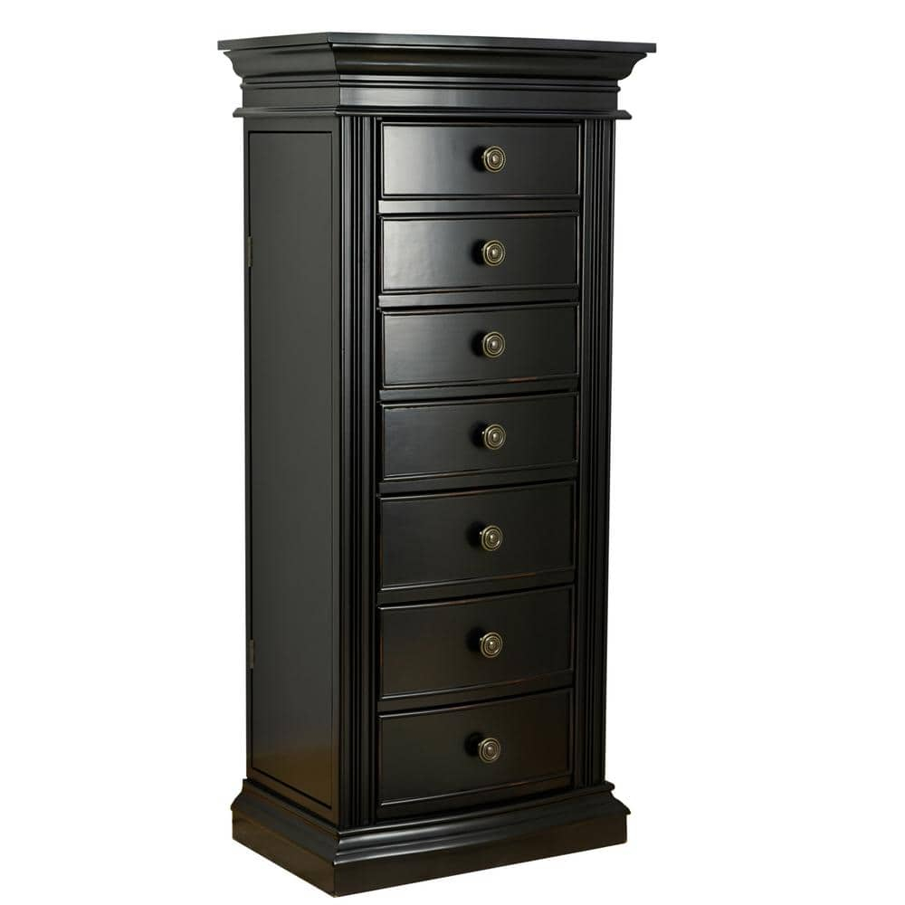 Hives & Honey Landry Black Jewelry Storage Armoire