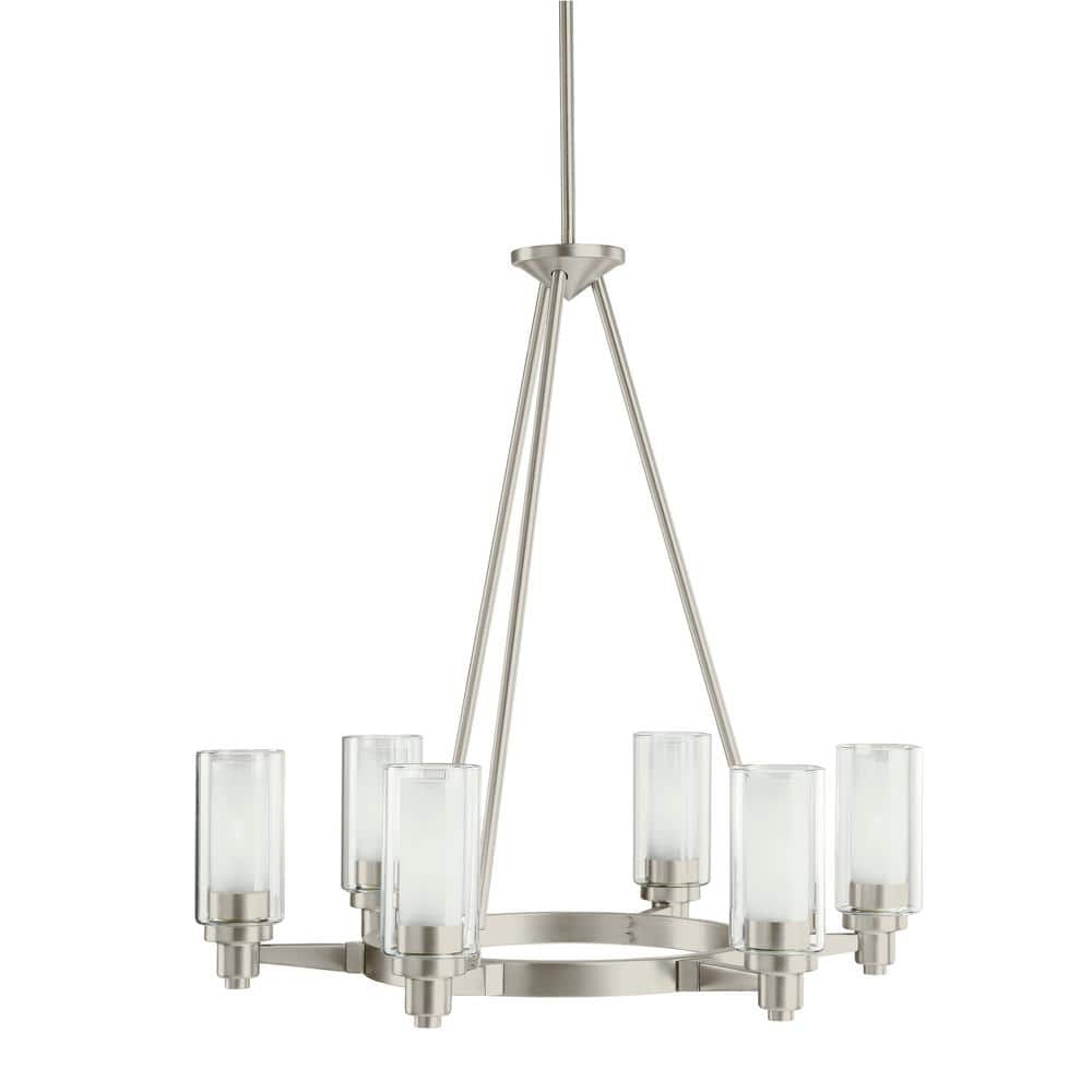 Kichler Lighting Circolo 6 - Light Chandelier in  Brushed Nickel