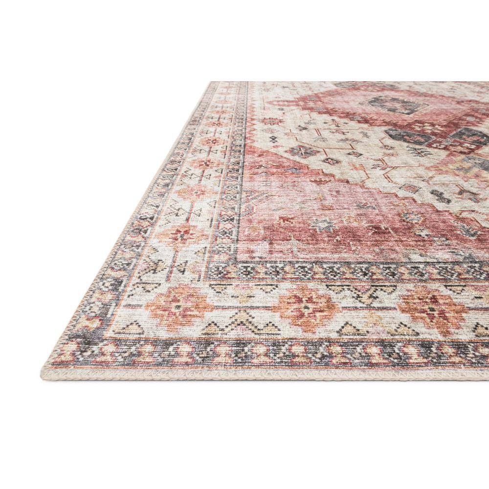 Loloi II Skye Oriental Ivory / Berry Area Rug