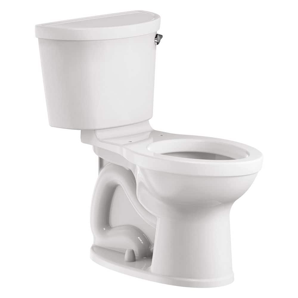 White Elongated Two-Piece High Efficiency Toilet