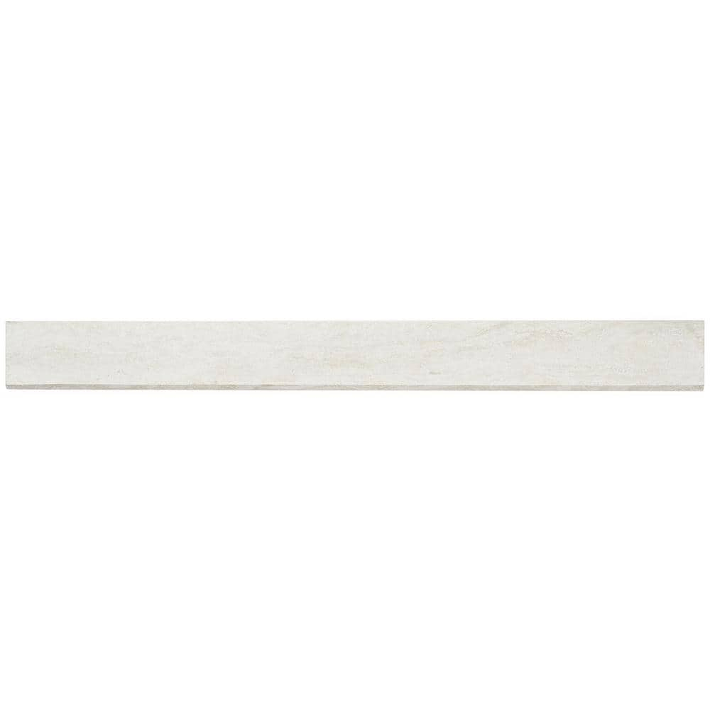Bond Tile Core Travertine 2.36" x 23.62" Porcelain Bullnose Tile Trim