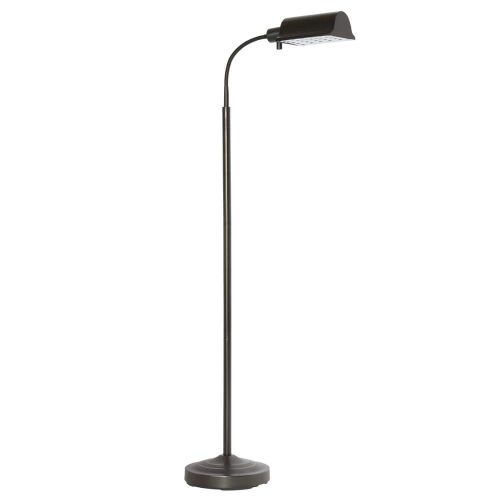Daylight24 30-Light Traditional Floor Lamp with Brushed Nickel Shades