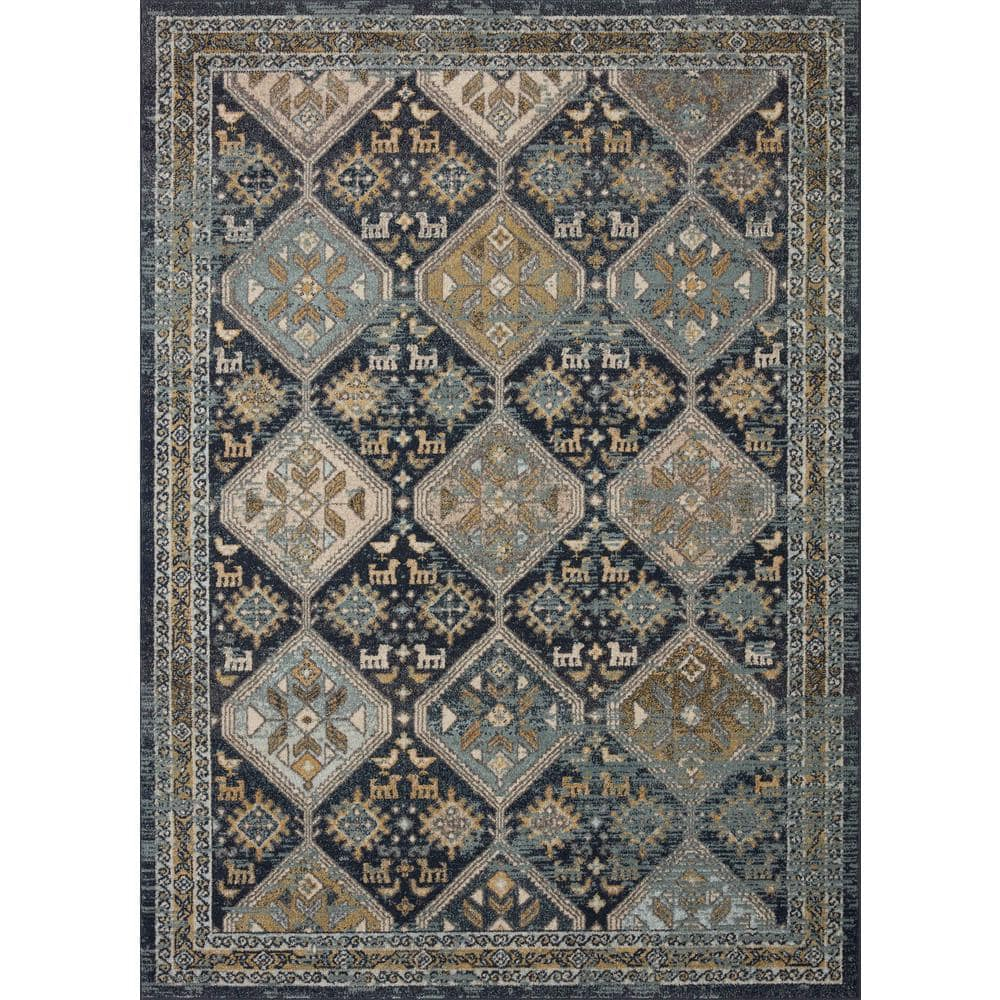 Loloi II Jocelyn Southwestern Navy / Blue Area Rug