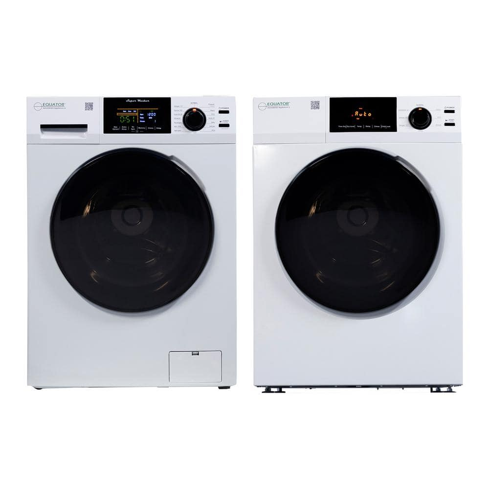 Equator DELUXE LAUNDRY SET Digital Washer 1.9cf 110V Vented Dryer 4cf 110V (Side by Side)