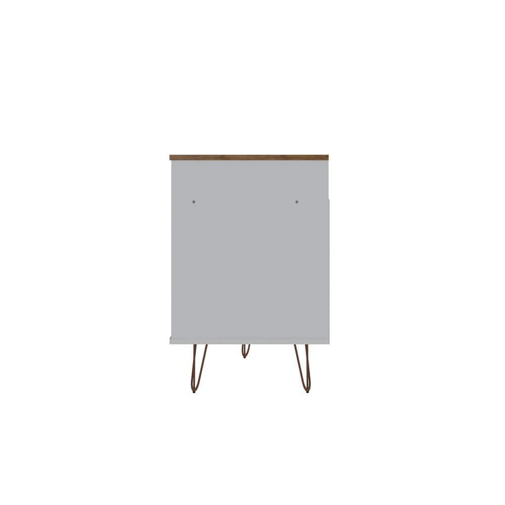 Rockefeller 62.99 TV Stand with Metal Legs and 2 Drawers