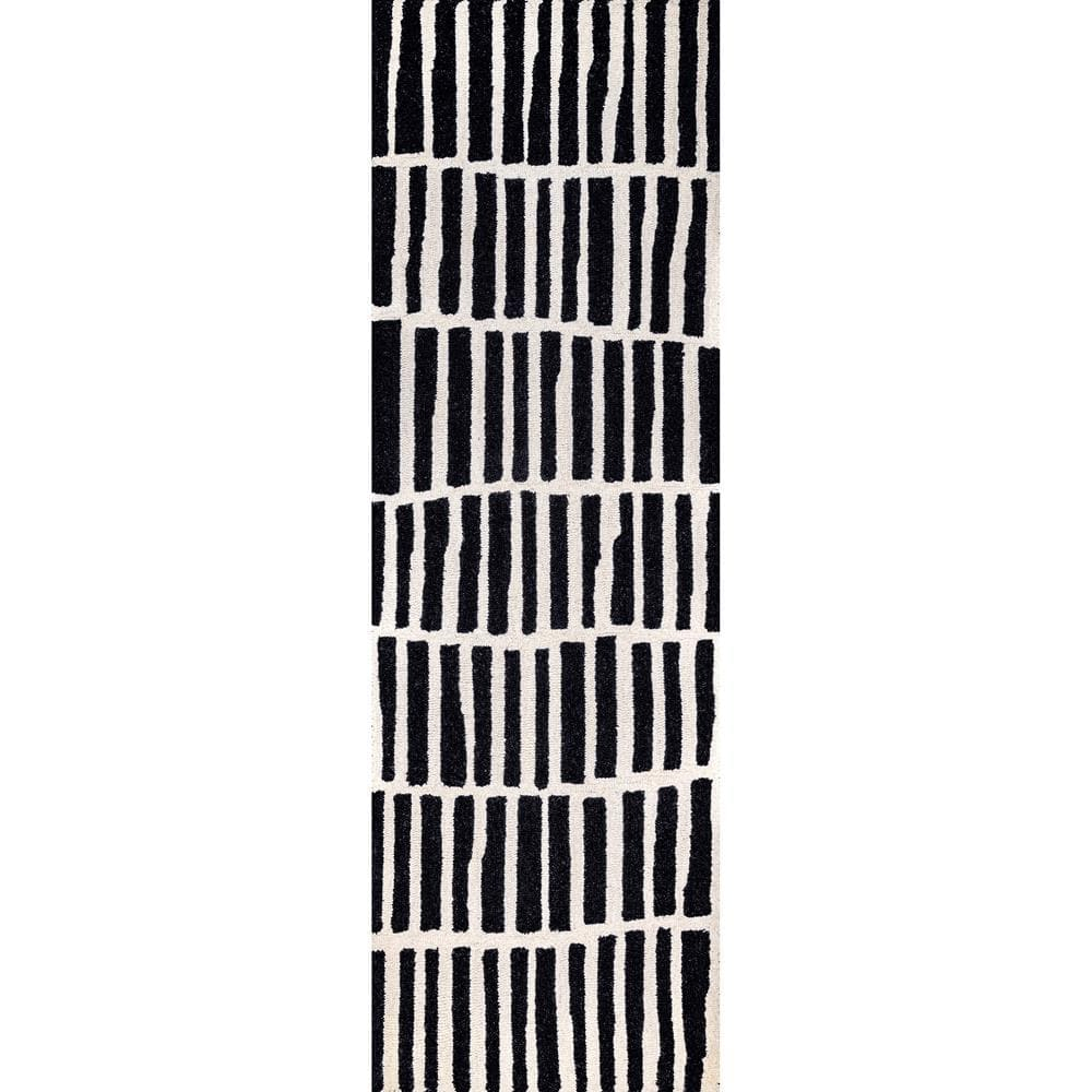 nuLOOM Roxane Contempoary Striped 2' 6" x 6' Runner