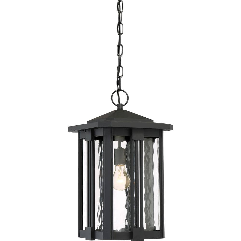 Quoizel Lighting Everglade 1 - Light Pendant in  Earth Black
