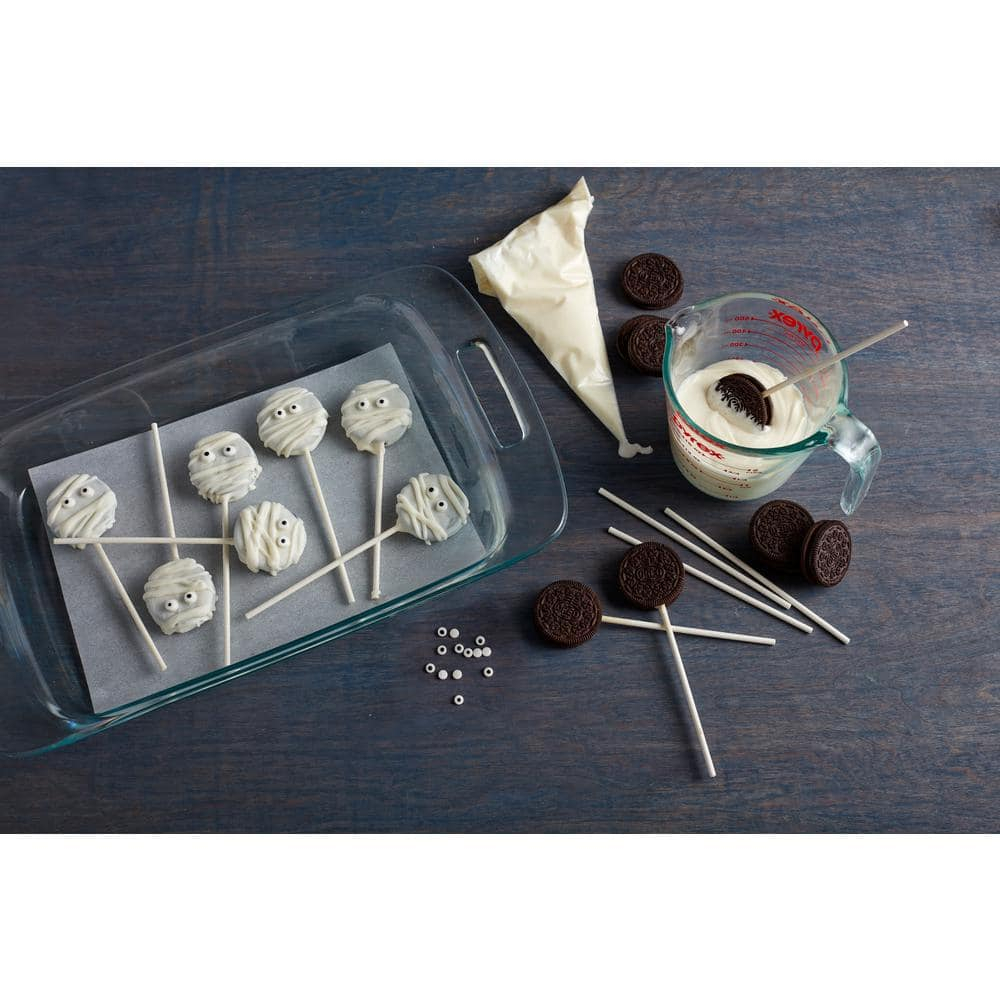 Pyrex Easy Grab Glass Baking Dish with Red Lid, 3-Quart