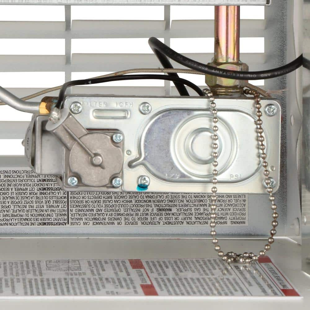 Williams 2509621A 25,000 BTU 70% Afue Liquid Propane Wall Mounted Heater - White