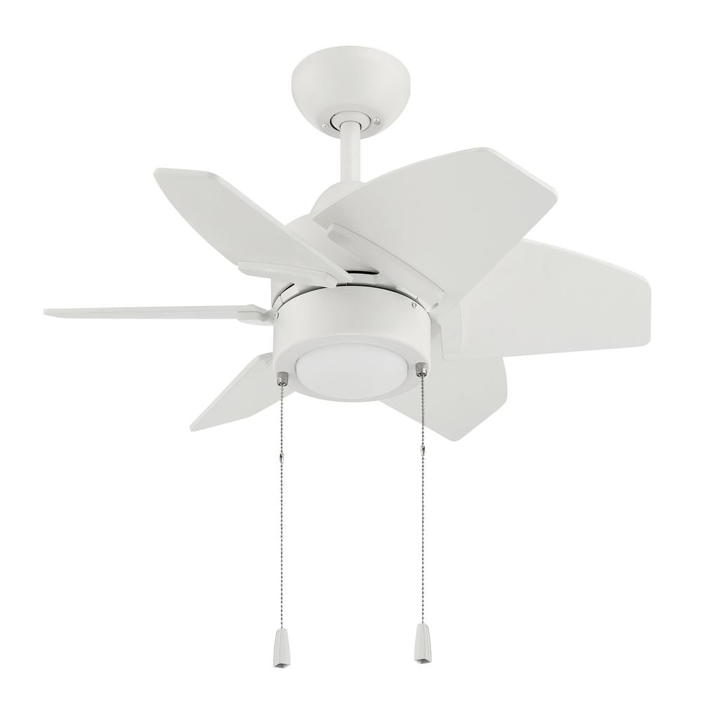 PPT24W6-Craftmade Lighting-Propel II - 6 Blade Ceiling Fan with Light Kit In Contemporary Style-24 Inche Wide