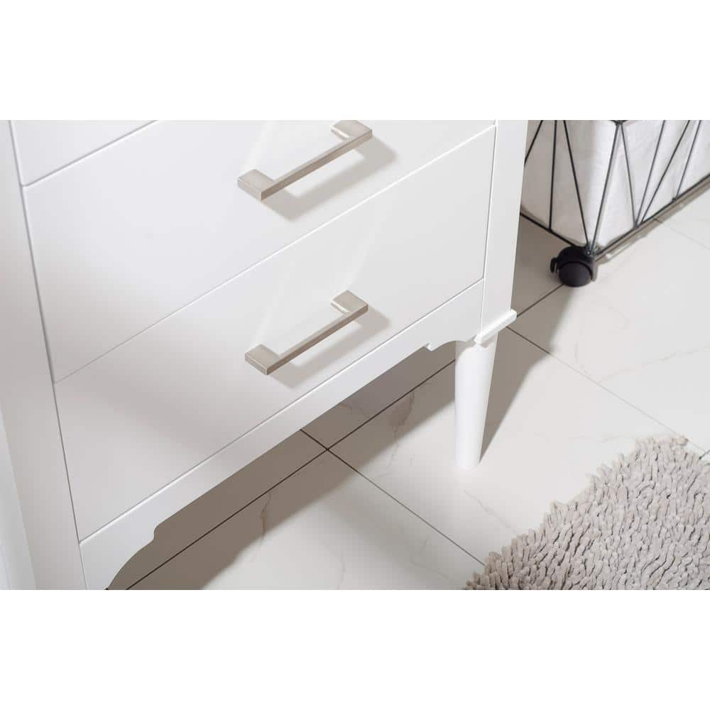 Design Element Mason 24" Single Sink Bathroom Vanity in White