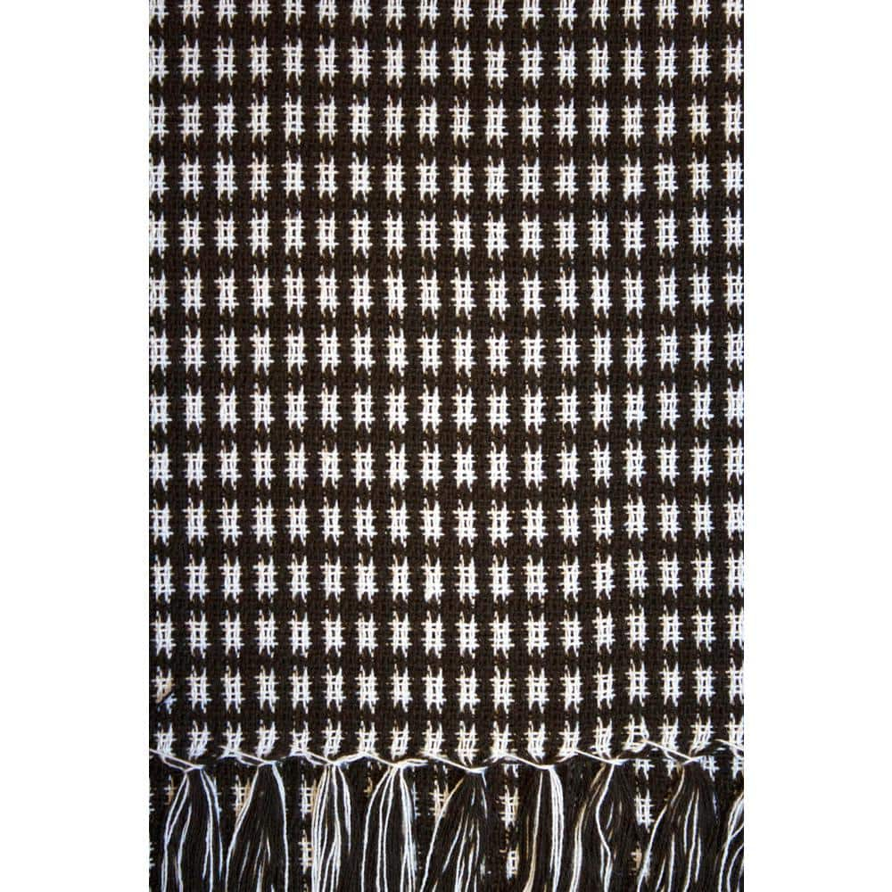 Lintex Linens Homespun Check Chocolate 100% Cotton Placemat (Set of 4)