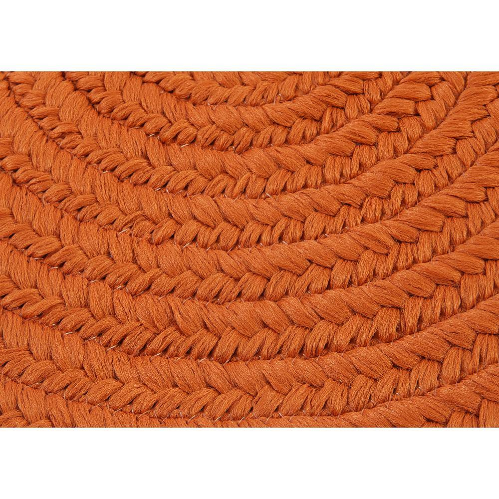 Trends Tangerine 2 ft. x 10 ft. Braided Runner Rug