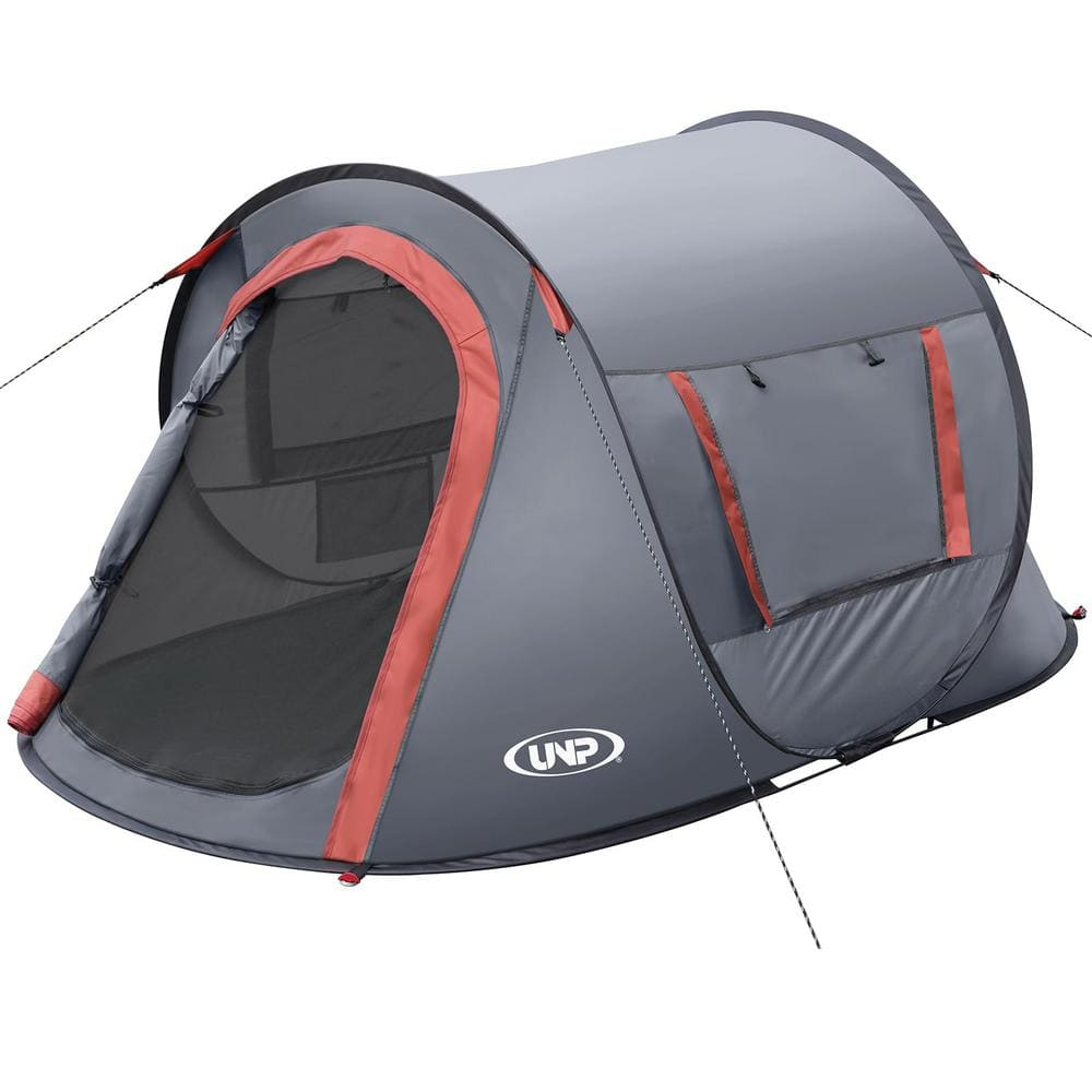 Pop-up Tent,2 Person Camping Tent,Instant Portable Beach Tent,Easy Pop Up Shade Tents 2 Doors for Camping Hiking & Traveling with Carrying Bag