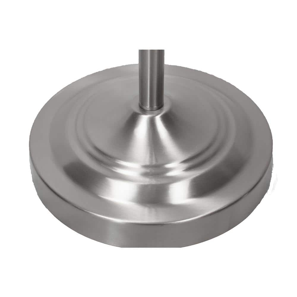 daylight24 Natural Daylight Battery Operated Cordless Floor Lamp, Brushed Nickel