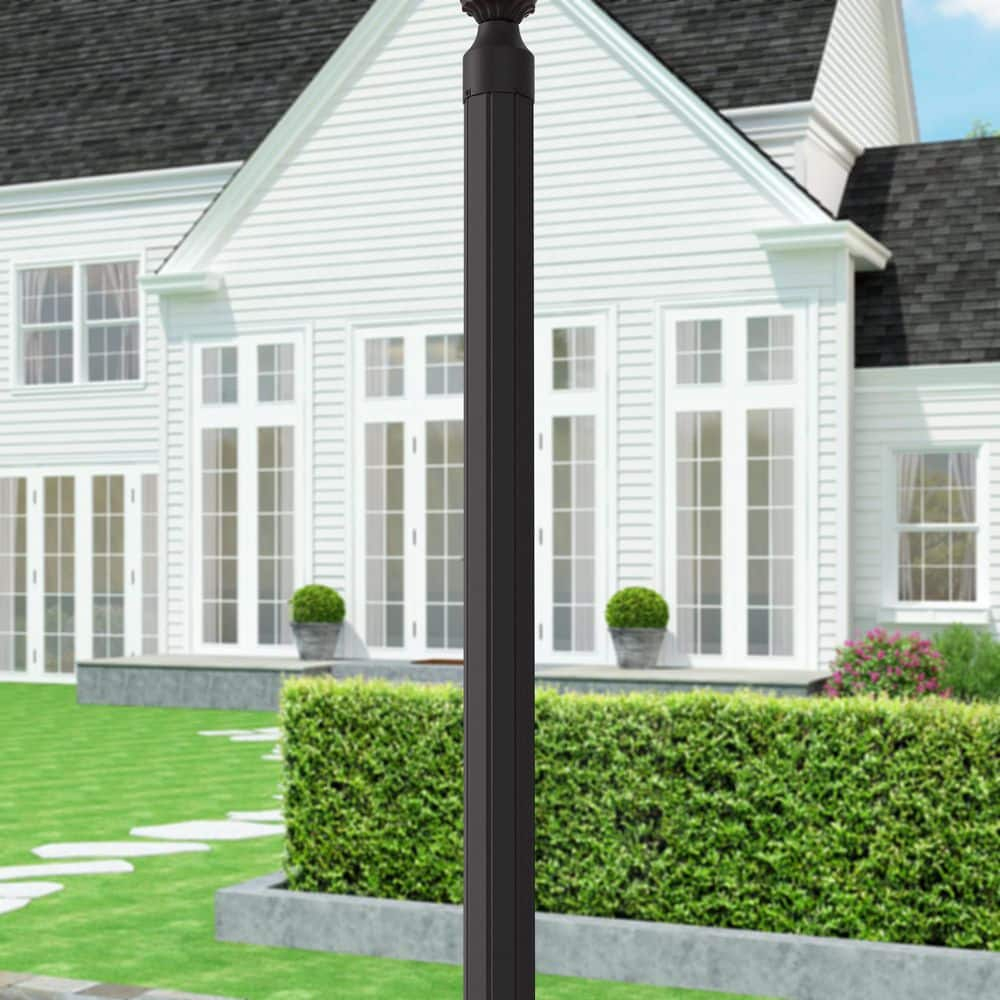 Livex Lighting 7708 84" Tall Lamp Lost - Black