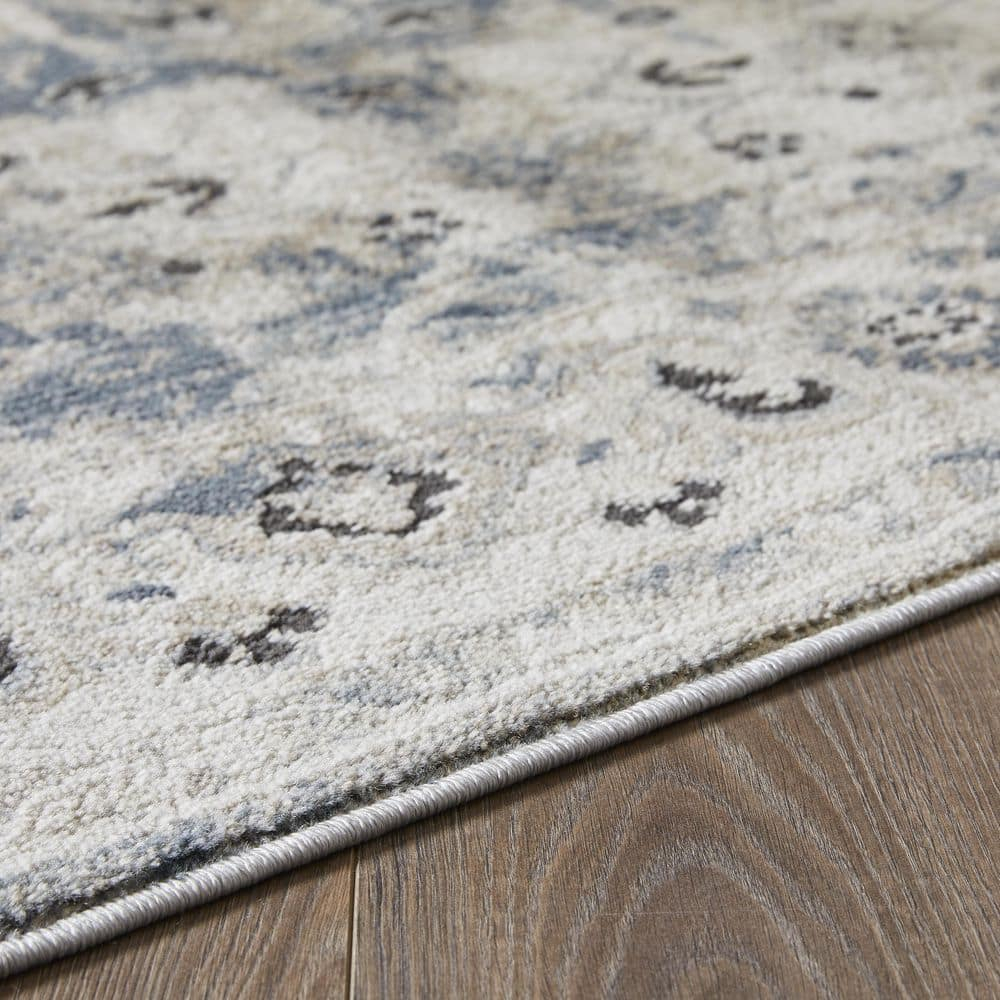 Loomaknoti Kehleigh Zofionz 5' x 7' Beige Oriental Indoor Area Rug