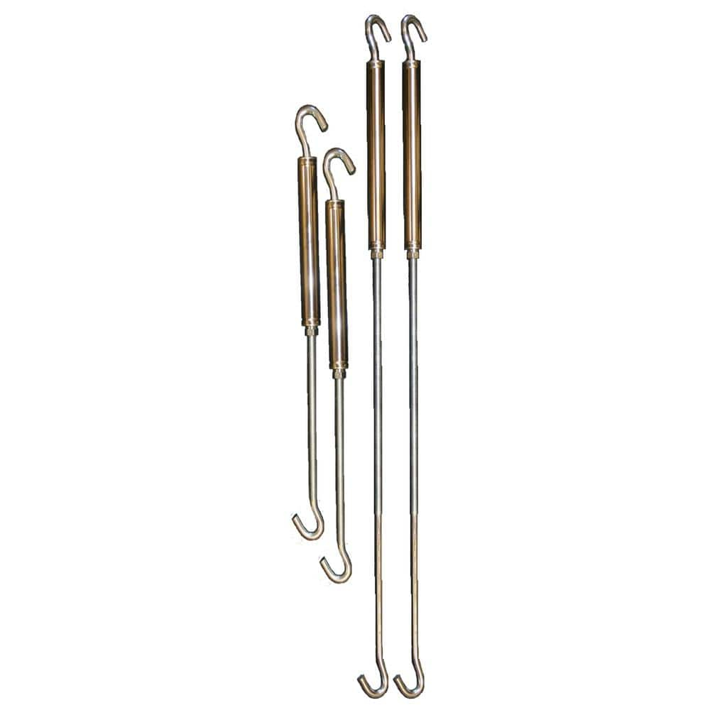 HAPPIJAC Standard Turnbuckle Replacement Set for Truck Camper Tie Down 25.5 Inch