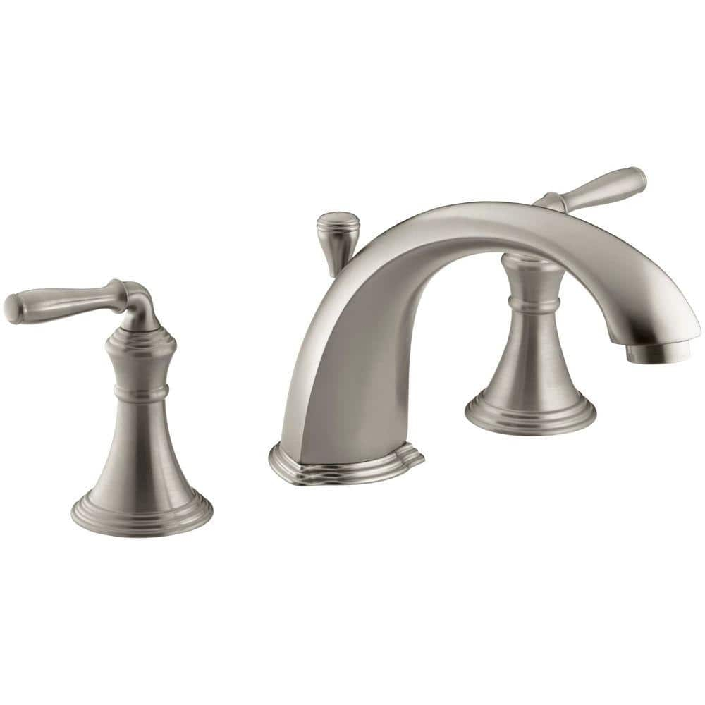Devonshire® Deck-/Rim-Mount Bath Faucet Trim for High-Flow Valve with 8-15/16" Diverter Spoutut and Lever Handles, Valve Not Included