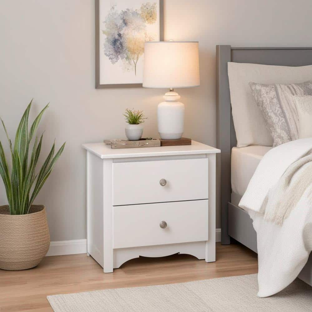 Nightstand White - Monterey