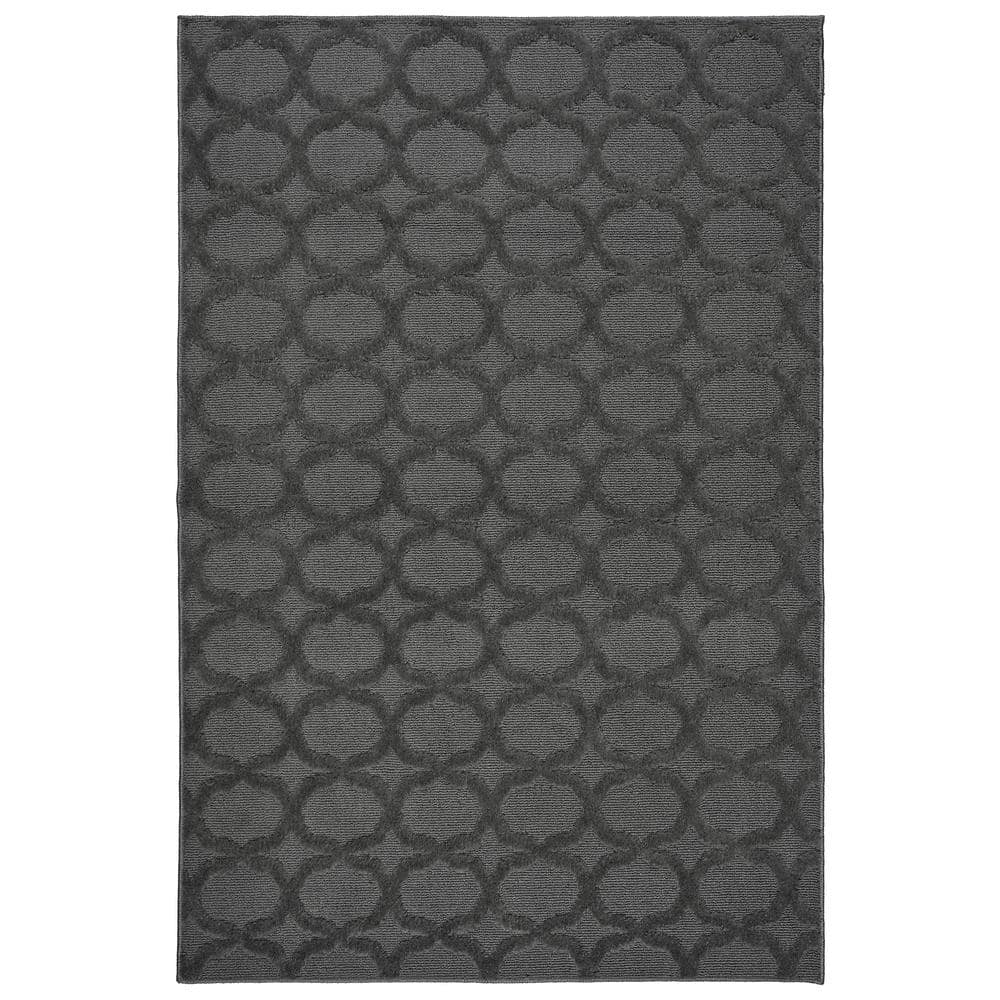 Garland Rug Sparta Cinder Gray Indoor Area Rug, 4' x 6'